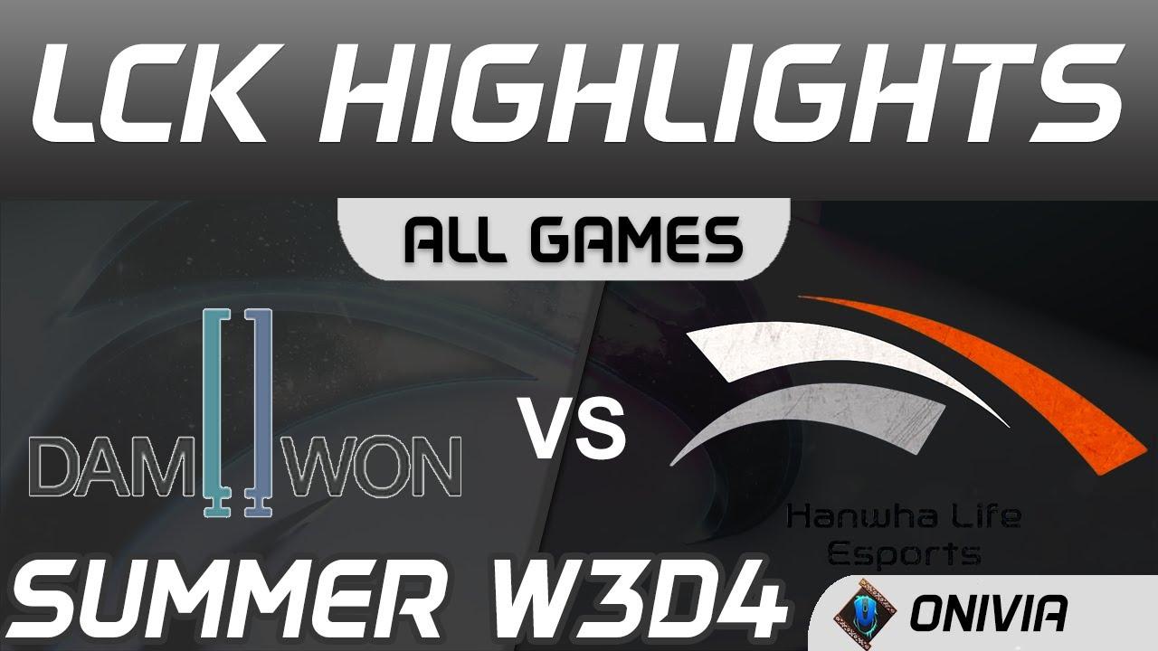 DWG vs HLE Highlights ALL GAMES LCK Summer Season 2020 W3D4 DAMWON vs Hanwha Life by Onivia thumbnail