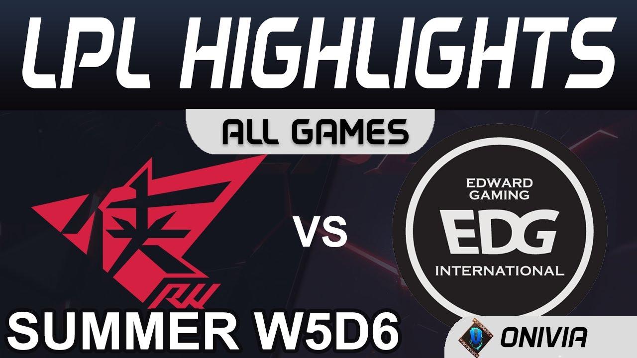 RW vs EDG Highlights ALL GAMES LPL Summer Season 2020 W5D6 Rogue Warriors vs EDward Gaming by Onivia thumbnail