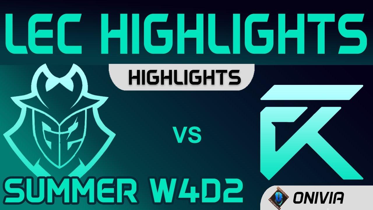 G2 vs XL Highlights Summer W4D2 LEC Summer 2020 G2 Esports vs Excel Esports by Onivia thumbnail