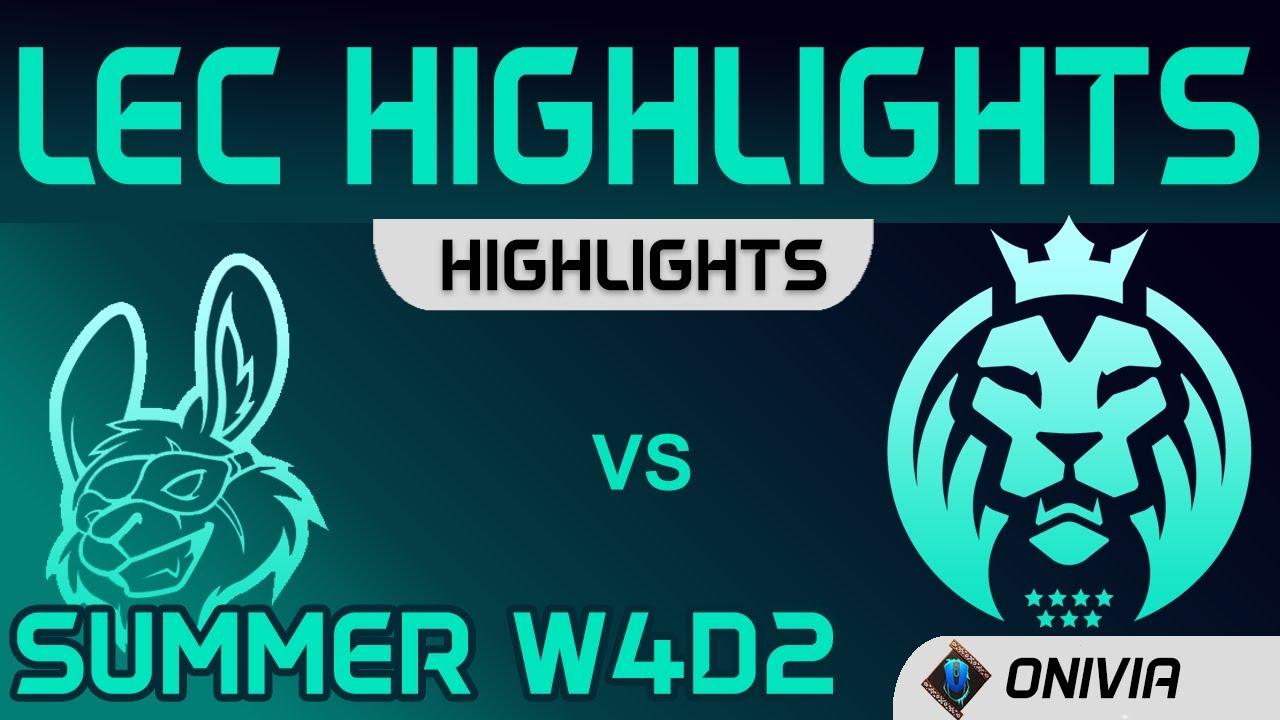 MSF vs MAD Highlights Summer W4D2 LEC Summer 2020 Misfits Gaming vs MAD Lions by Onivia thumbnail