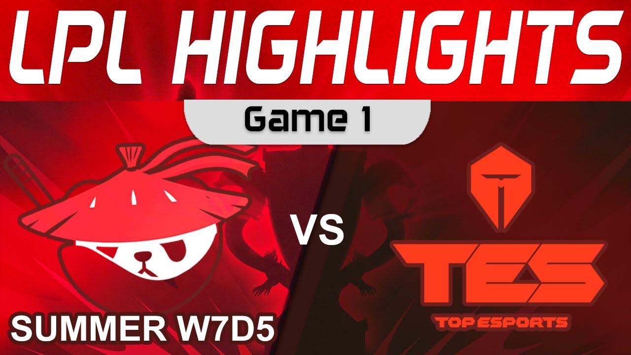 AL vs TES Highlights Game 1 LPL Summer Season 2023 W7D5 Anyone's Legend vs Top Esports by Onivia thumbnail