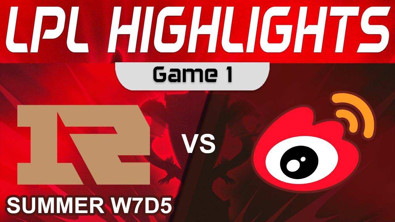 RNG vs WBG Highlights Game 1 LPL Summer Season 2023 W7D5 Royal Never Give Up vs Weibo Gaming thumbnail