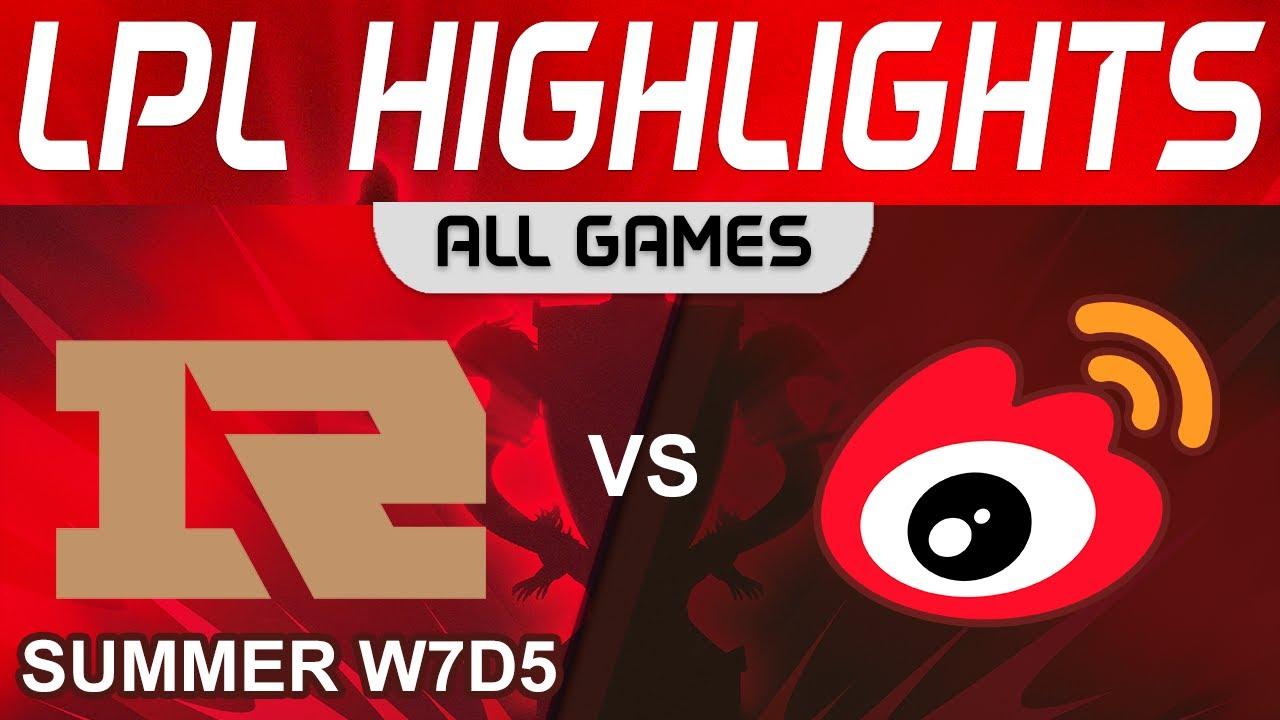 RNG vs WBG Highlights ALL GAMES LPL Summer Season 2023 W7D5 Royal Never Give Up vs Weibo Gaming thumbnail