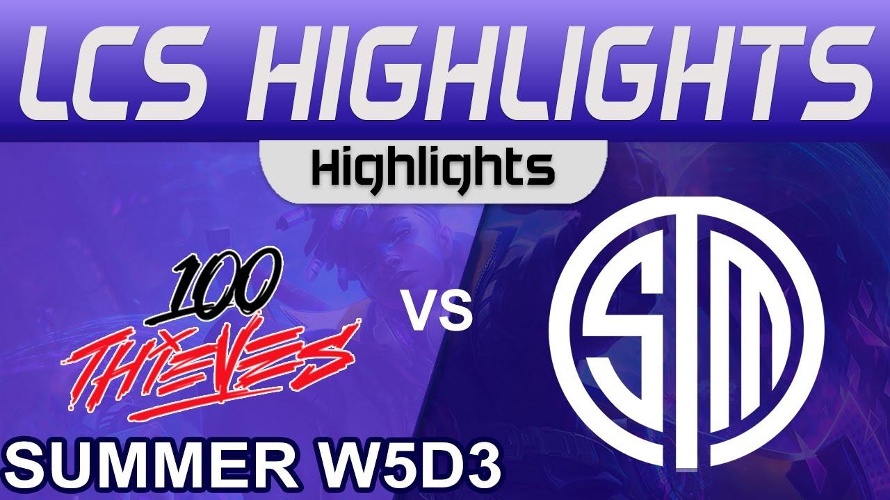 100 vs TSM Highlights LCS Summer Season 2023 W5D3 100 Thieves vs Team SoloMid by Onivia thumbnail