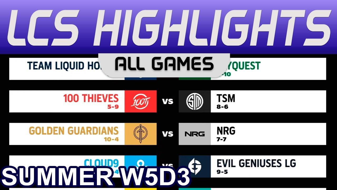 LCS Highlights Week5 Day3 LCS Summer 2023 All Games By Onivia thumbnail