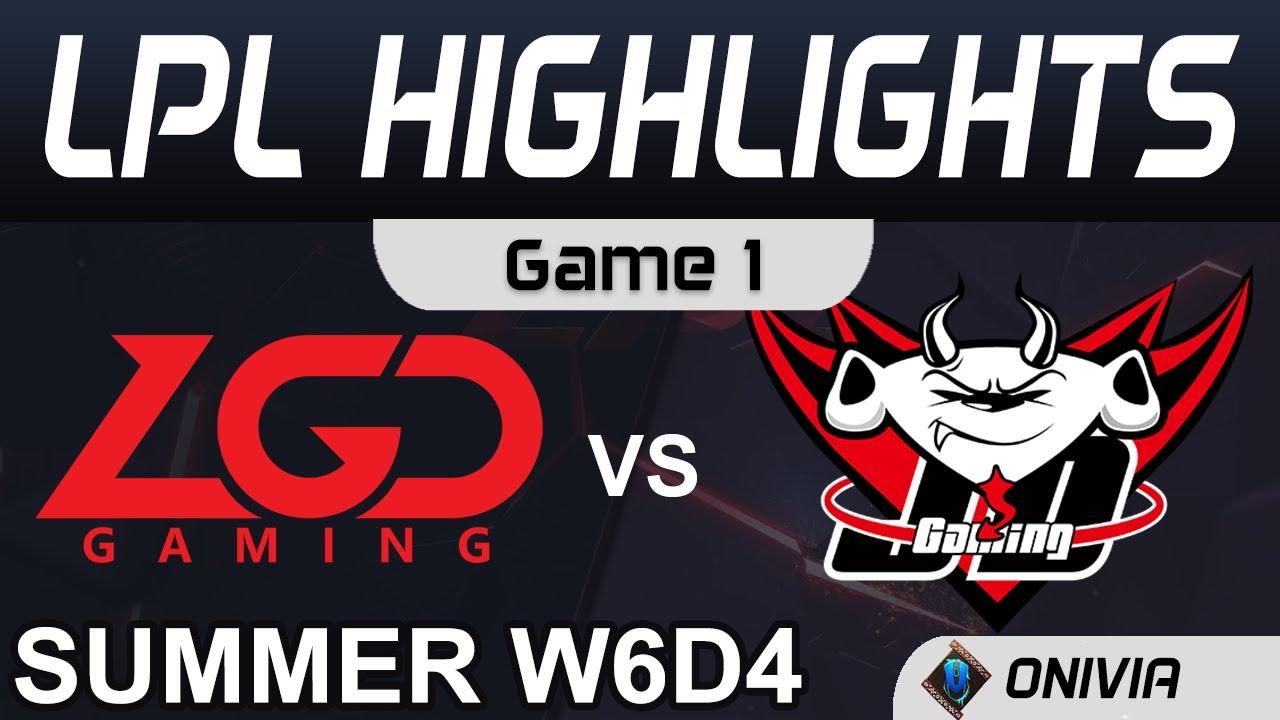 LGD vs JDG Highlights Game 1 LPL Summer Season 2020 W6D4 LGD Gaming vs JD Gaming by Onivia thumbnail