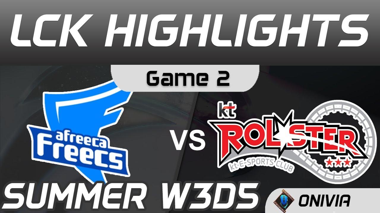 AF vs KT Highlights Game 2 LCK Summer Season 2020 W3D5 Afreeca Freecs vs KT Rolster by Onivia thumbnail