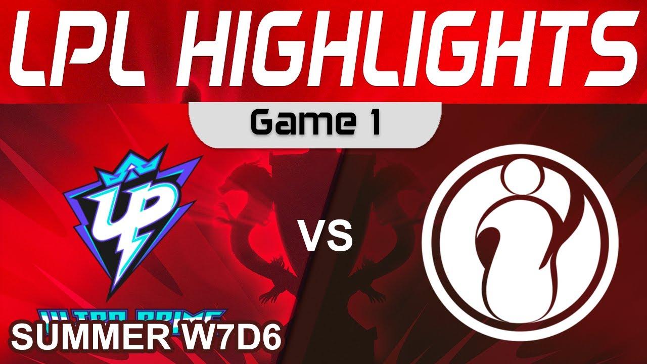 UP vs IG Highlights Game 1 LPL Summer Season 2023 W7D6 Ultra Prime vs Invictus Gaming by Onivia thumbnail