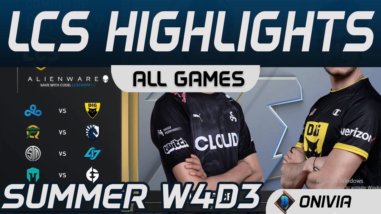 LCS Highlights Week4 Day3 LCS Summer 2020 All Games By Onivia thumbnail