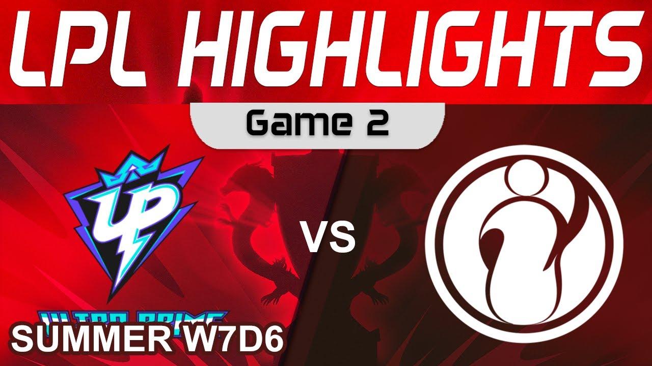 UP vs IG Highlights Game 2 LPL Summer Season 2023 W7D6 Ultra Prime vs Invictus Gaming by Onivia thumbnail