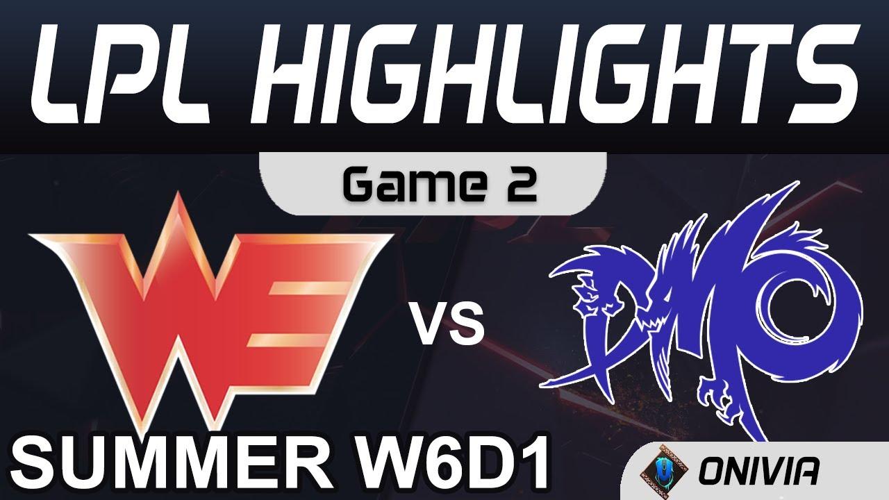 WE vs DMO Highlights Game 2 LPL Summer Season 2020 W6D1 Team WE vs Dominus Esports by Onivia thumbnail