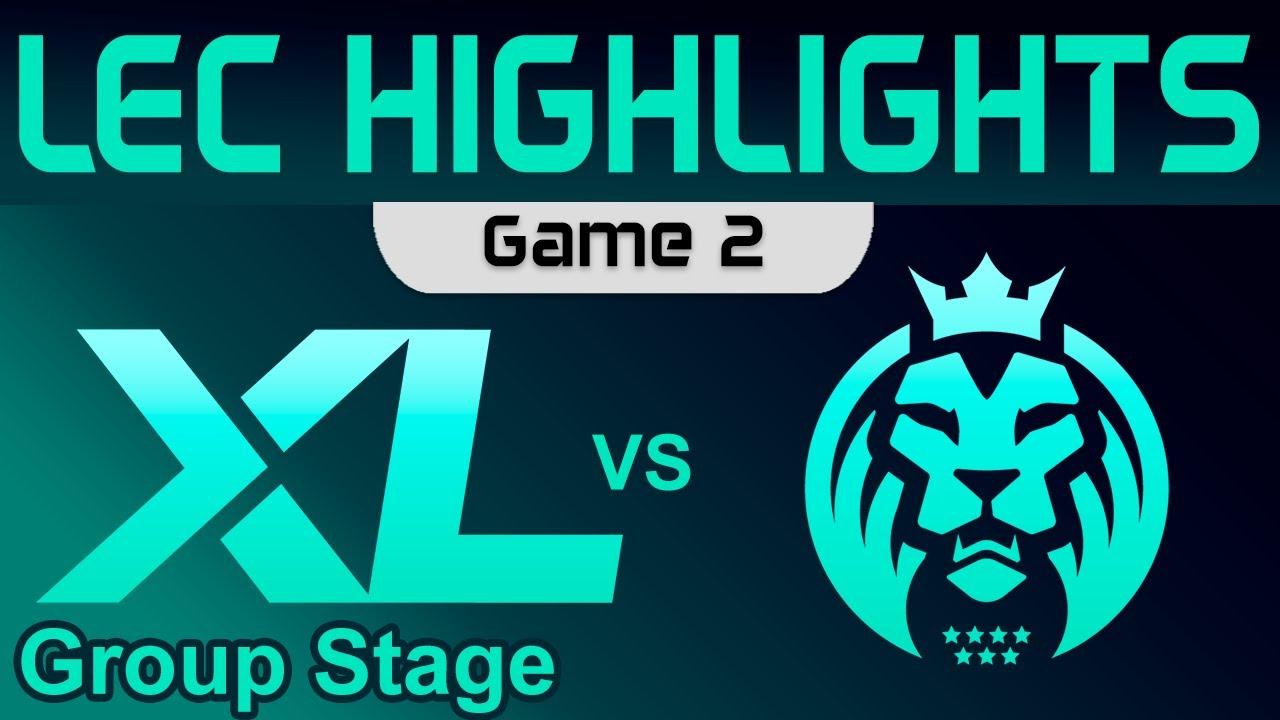 XL vs MAD Game 2 Highlights LEC Group Stage B 2023 Excel vs MAD Lions by Onivia thumbnail