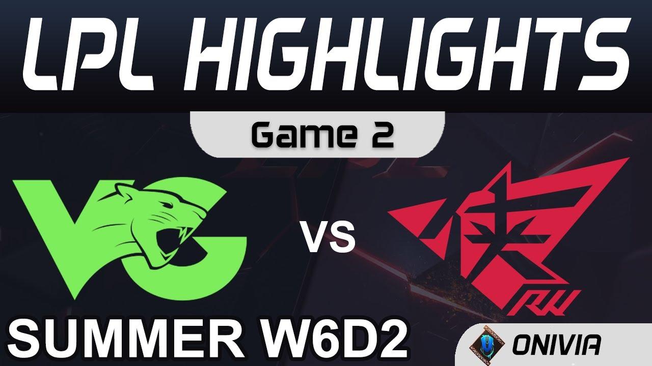 VG vs RW Highlights Game 2 LPL Summer Season 2020 W6D2 Vici Gaming vs Rogue Warriors by Onivia thumbnail