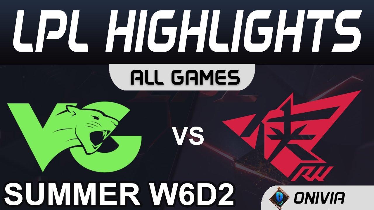 VG vs RW Highlights ALL GAMES LPL Summer Season 2020 W6D2 Vici Gaming vs Rogue Warriors by Onivia thumbnail