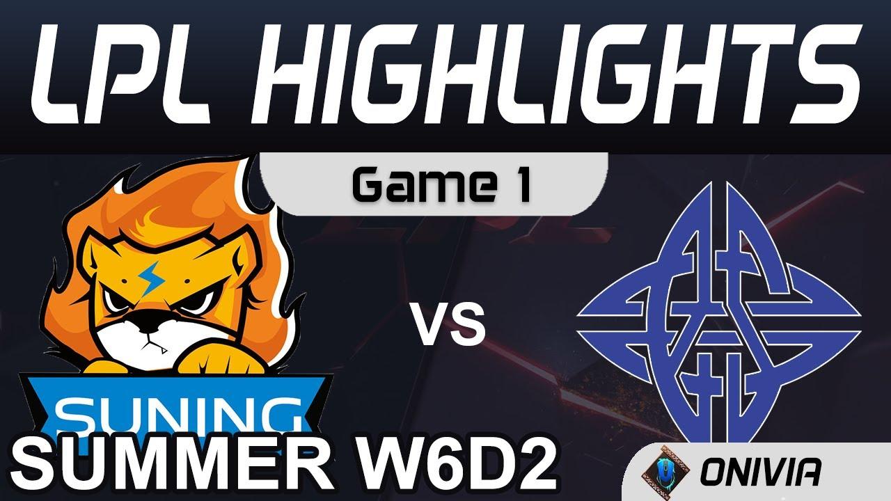 SN vs ES Highlights Game 1 LPL Summer Season 2020 W6D2 Suning vs eStar Gaming by Onivia thumbnail