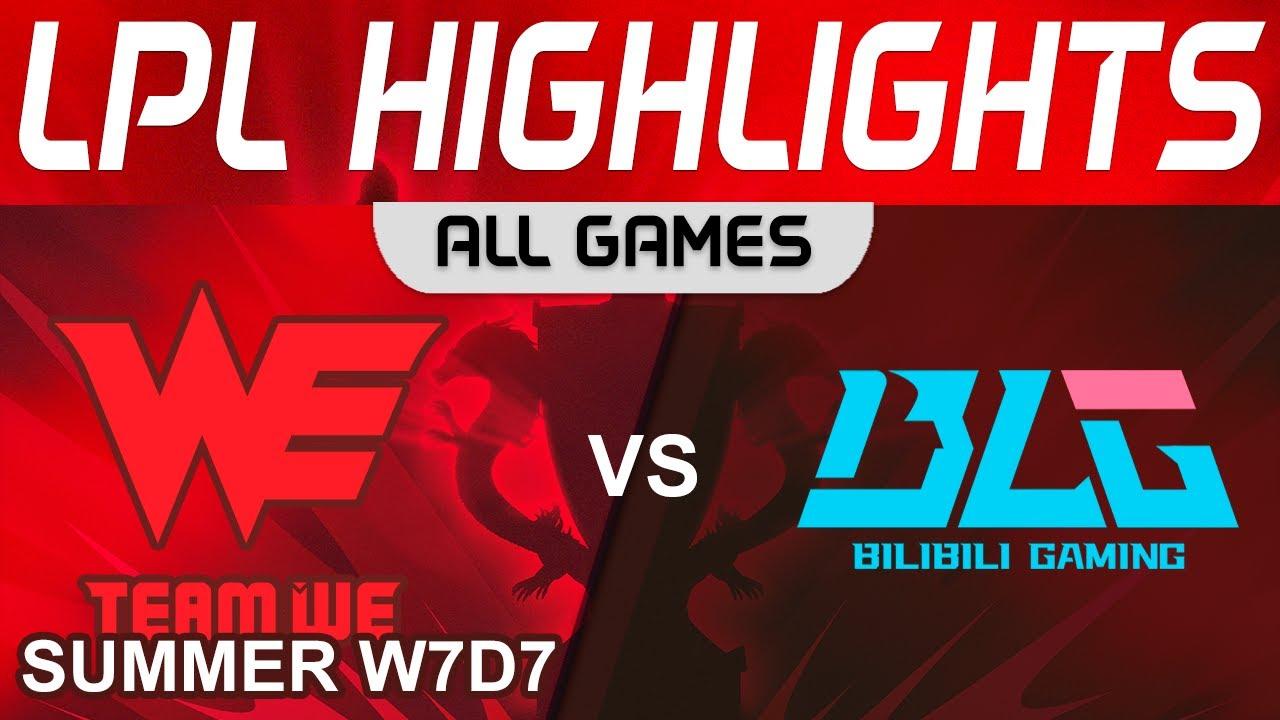 WE vs BLG Highlights ALL GAMES LPL Summer Season 2023 W7D7 Team WE vs Bilibili Gaming by Onivia thumbnail