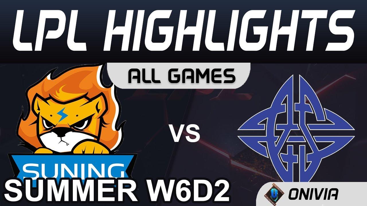 SN vs ES Highlights ALL GAMES LPL Summer Season 2020 W6D2 Suning vs eStar Gaming by Onivia thumbnail