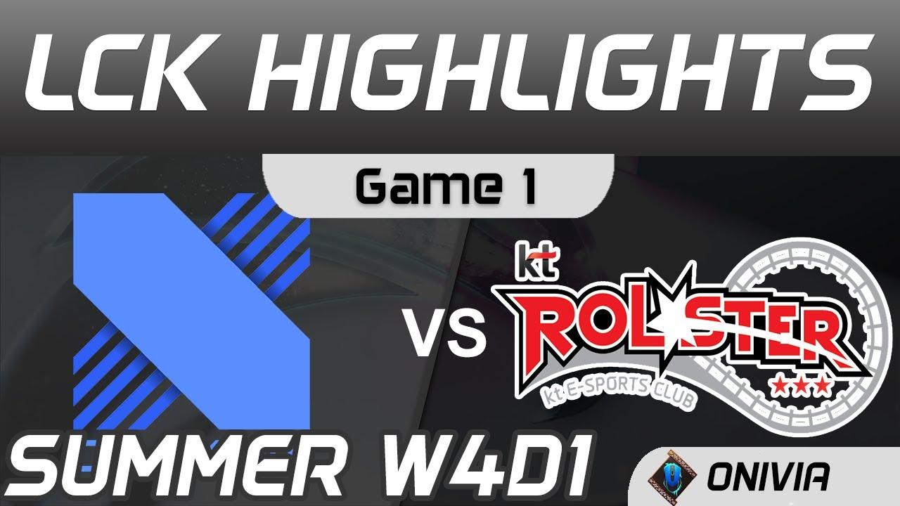 DRX vs KT Highlights Game 1 LCK Summer Season 2020 W4D1 DragonX vs KT Rolster by Onivia thumbnail