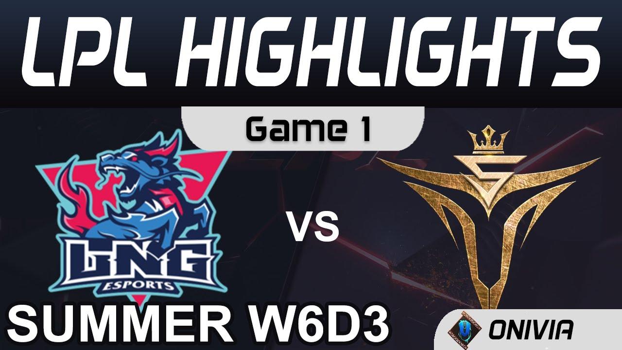 LNG vs V5 Highlights Game 1 LPL Summer Season 2020 W6D3 LNG Esports vs Victory Five by Onivia thumbnail