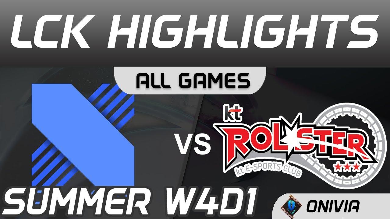 DRX vs KT Highlights ALL GAMES LCK Summer Season 2020 W4D1 DragonX vs KT Rolster by Onivia thumbnail