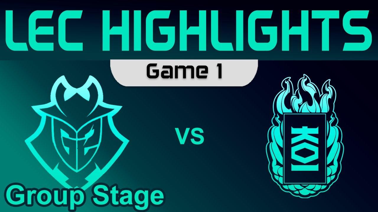 G2 vs KOI Game 1 Highlights LEC Group Stage A 2023 G2 Esports vs KOI by Onivia thumbnail