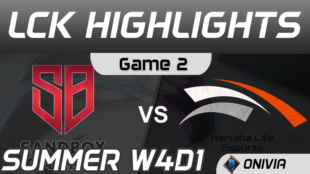 SB vs HLE Highlights Game 2 LCK Summer Season 2020 W4D1 SANDBOX Gaming vs Hanwha Life Esports by Oni thumbnail