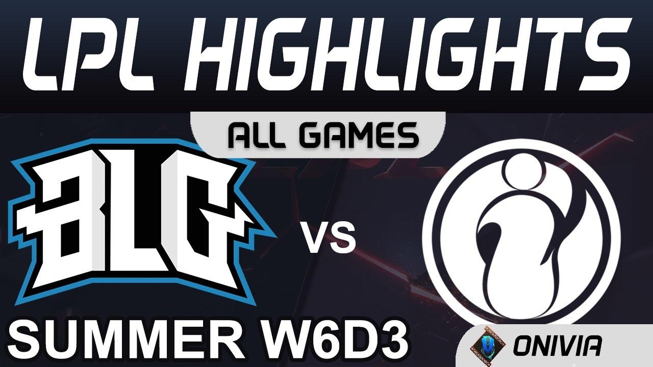 BLG vs IG Highlights ALL GAMES LPL Summer Season 2020 W6D3 Bilibili Gaming vs Invictus Gaming by Oni thumbnail