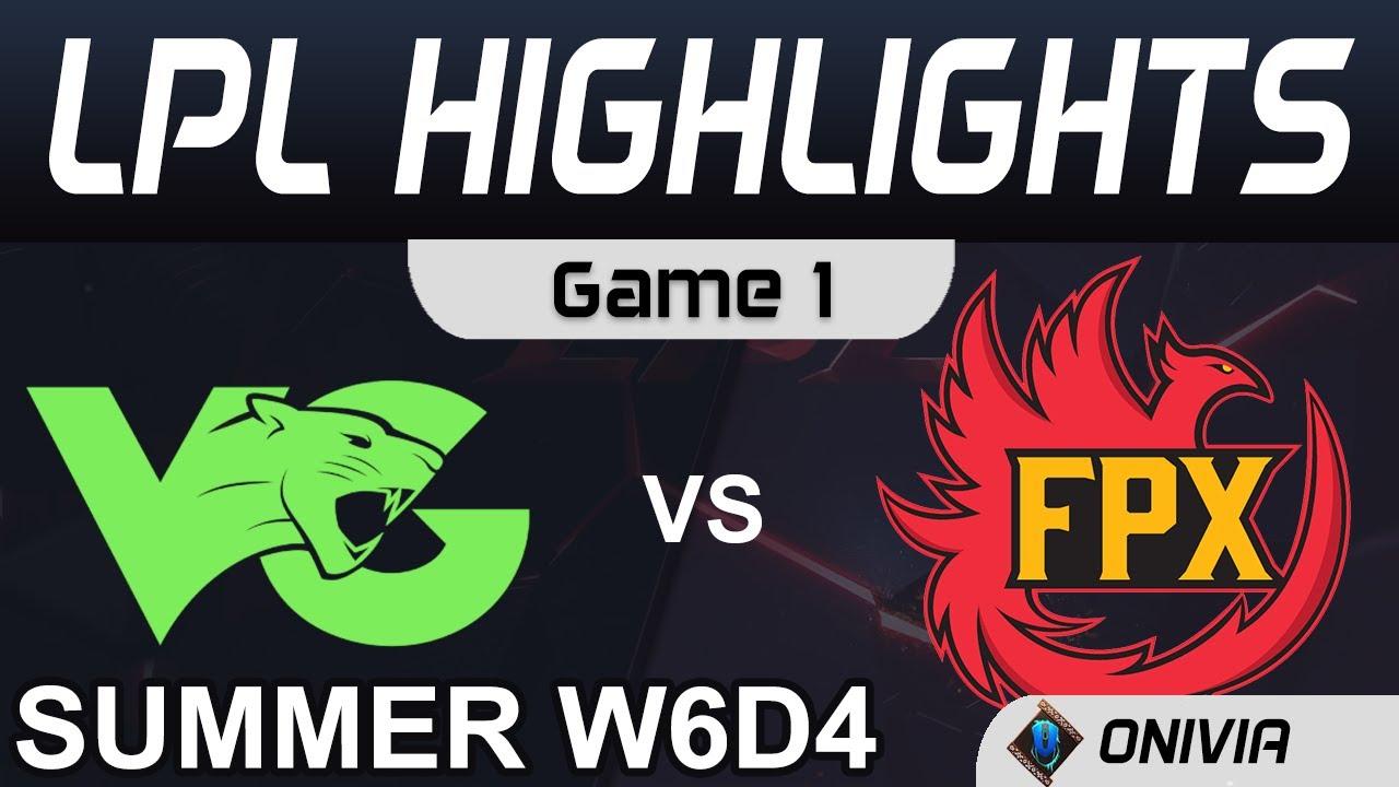 VG vs FPX Highlights Game 1 LPL Summer Season 2020 W6D4 Vici Gaming vs FunPlus Phoenix by Onivia thumbnail