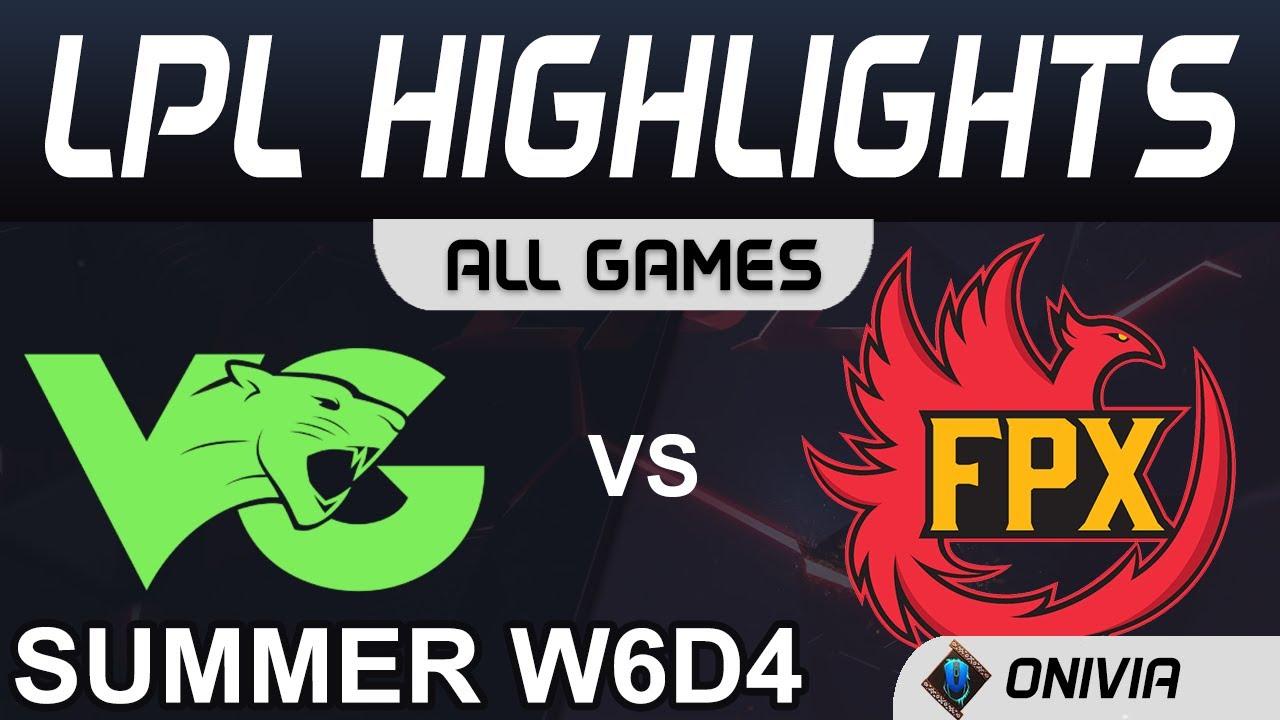 VG vs FPX Highlights ALL GAMES LPL Summer Season 2020 W6D4 Vici Gaming vs FunPlus Phoenix by Onivia thumbnail