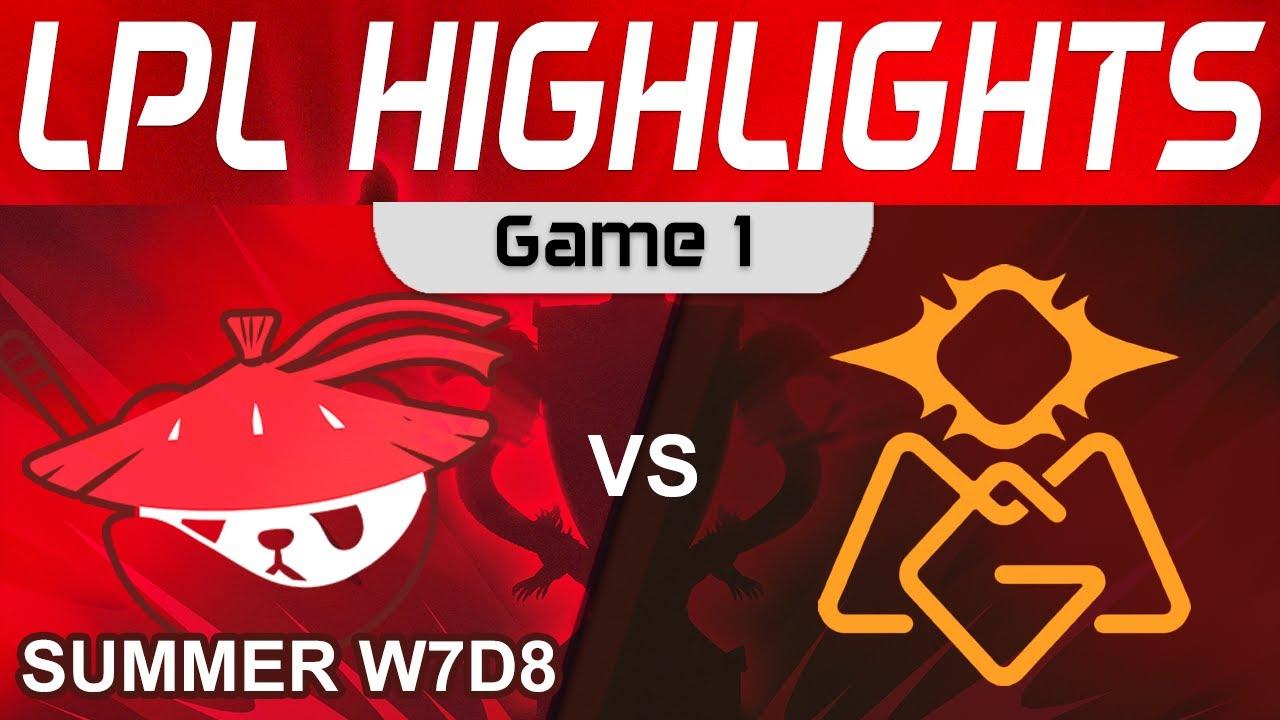 AL vs OMG Highlights Game 1 LPL Summer Season 2023 W7D8 Anyone's Legend vs Oh My God by Onivia thumbnail