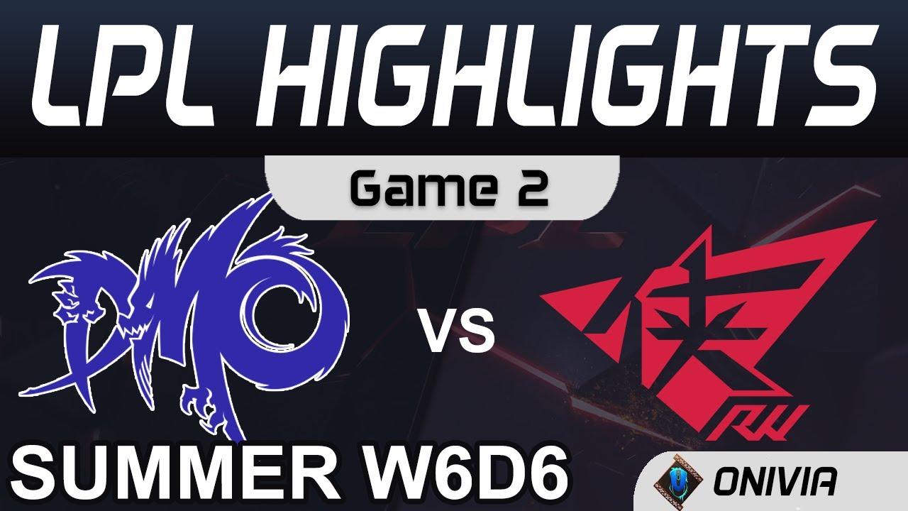 DMO vs RW Highlights Game 2 LPL Summer Season 2020 W6D6 Dominus Esports vs Rogue Warriors by Onivia thumbnail