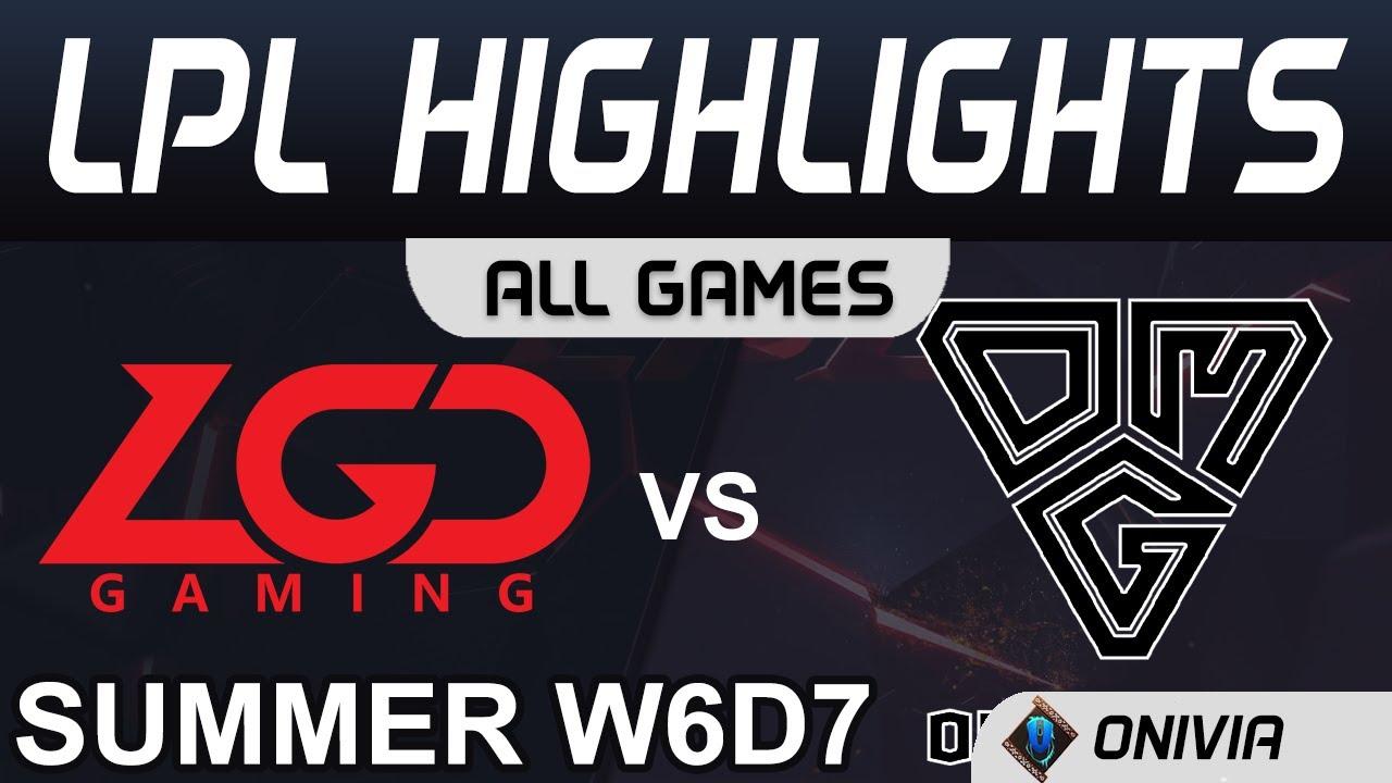 LGD vs OMG Highlights ALL GAMES LPL Summer Season 2020 W6D7 LGD Gaming vs Oh My God by Onivia thumbnail