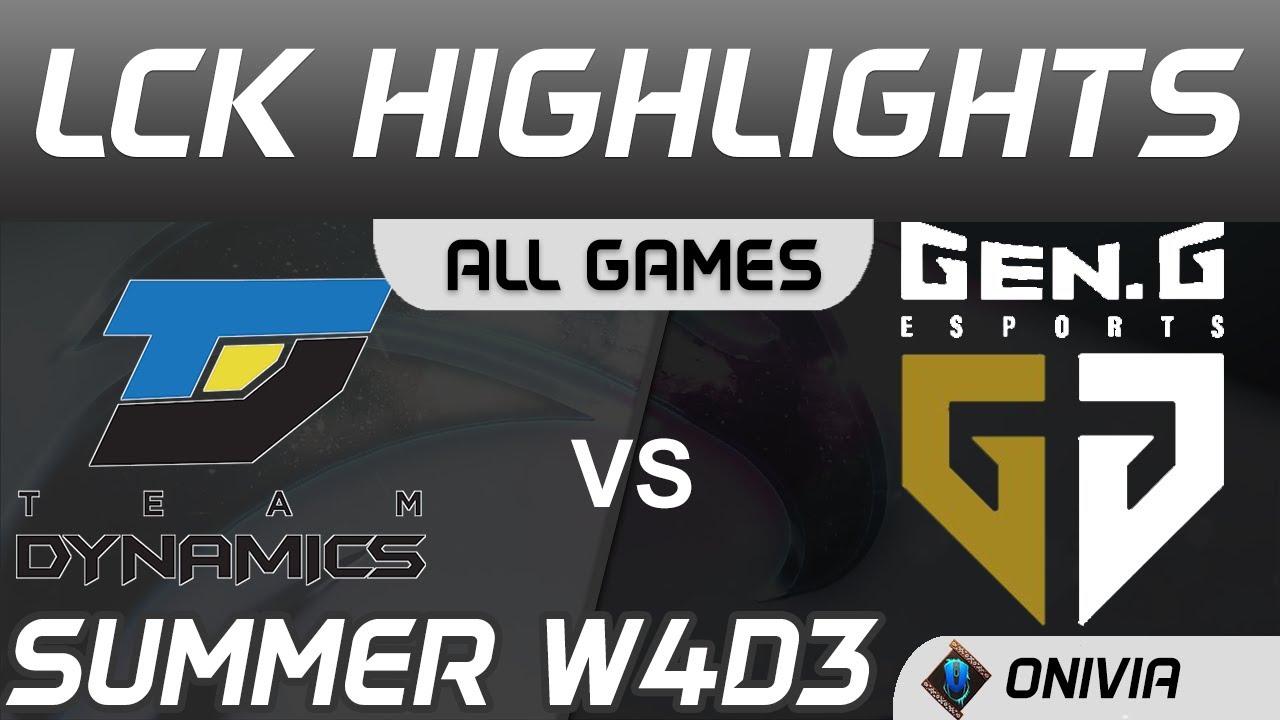 DYN vs GEN Highlights ALL GAMES LCK Summer Season 2020 W4D3 Team Dynamics vs Gen G by Onivia thumbnail