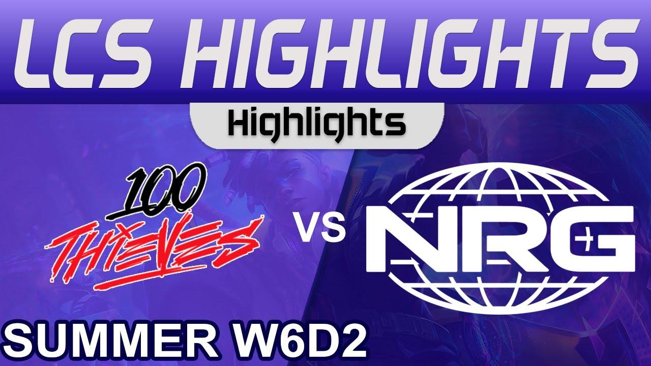 100 vs NRG Highlights LCS Summer Season 2023 W6D2 100 Thieves vs NRG by Onivia thumbnail