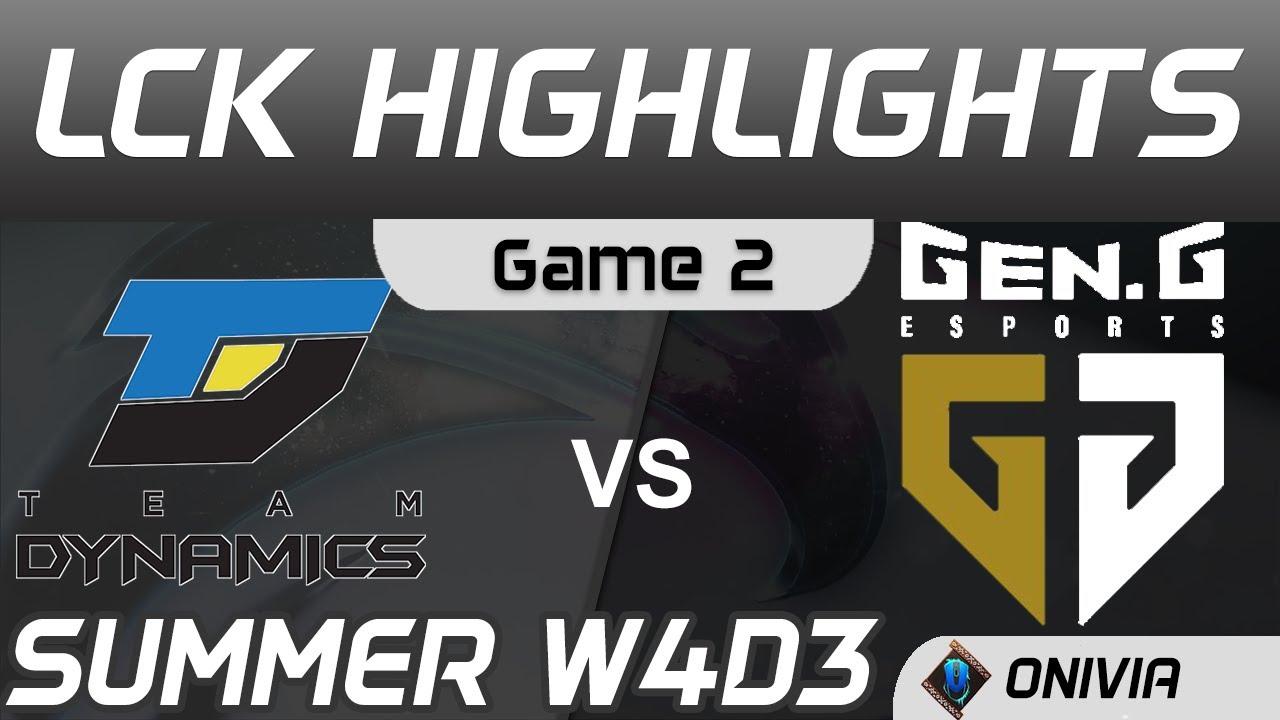 DYN vs GEN Highlights Game 2 LCK Summer Season 2020 W4D3 Team Dynamics vs Gen G by Onivia thumbnail