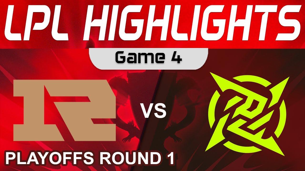 RNG vs NIP Highlights Game 4 LPL Summer Playoffs 2023 Royal Never Give Up vs Ninjas in Pyjamas thumbnail