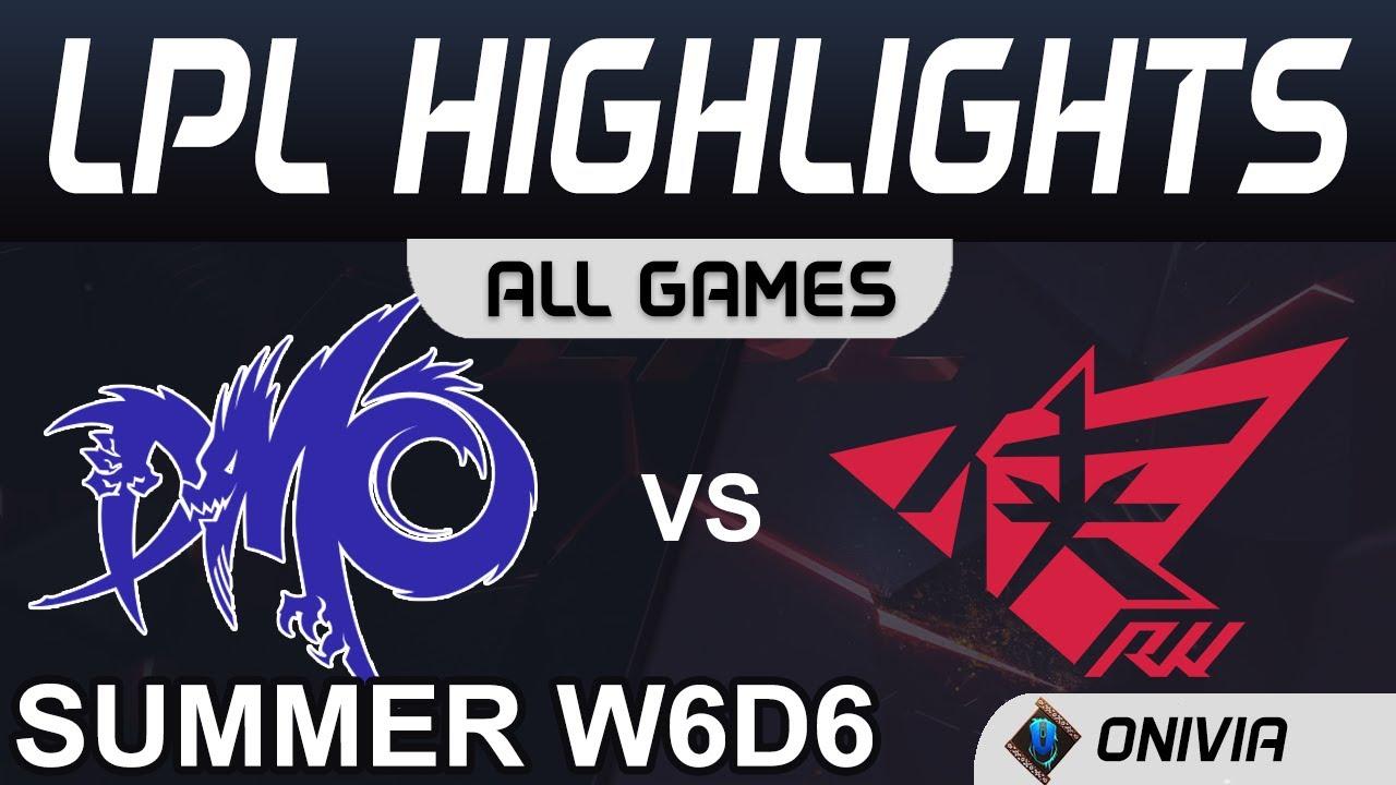 DMO vs RW Highlights ALL GAMES LPL Summer Season 2020 W6D6 Dominus Esports vs Rogue Warriors by Oniv thumbnail