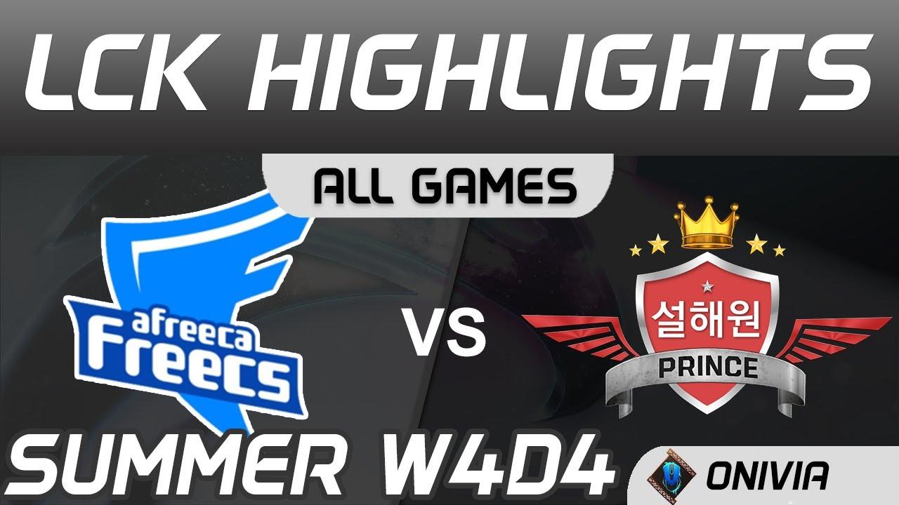 AF vs SP Highlights ALL GAMES LCK Summer Season 2020 W4D4 Afreeca Freecs vs SeolHaeOne Prince by Oni thumbnail