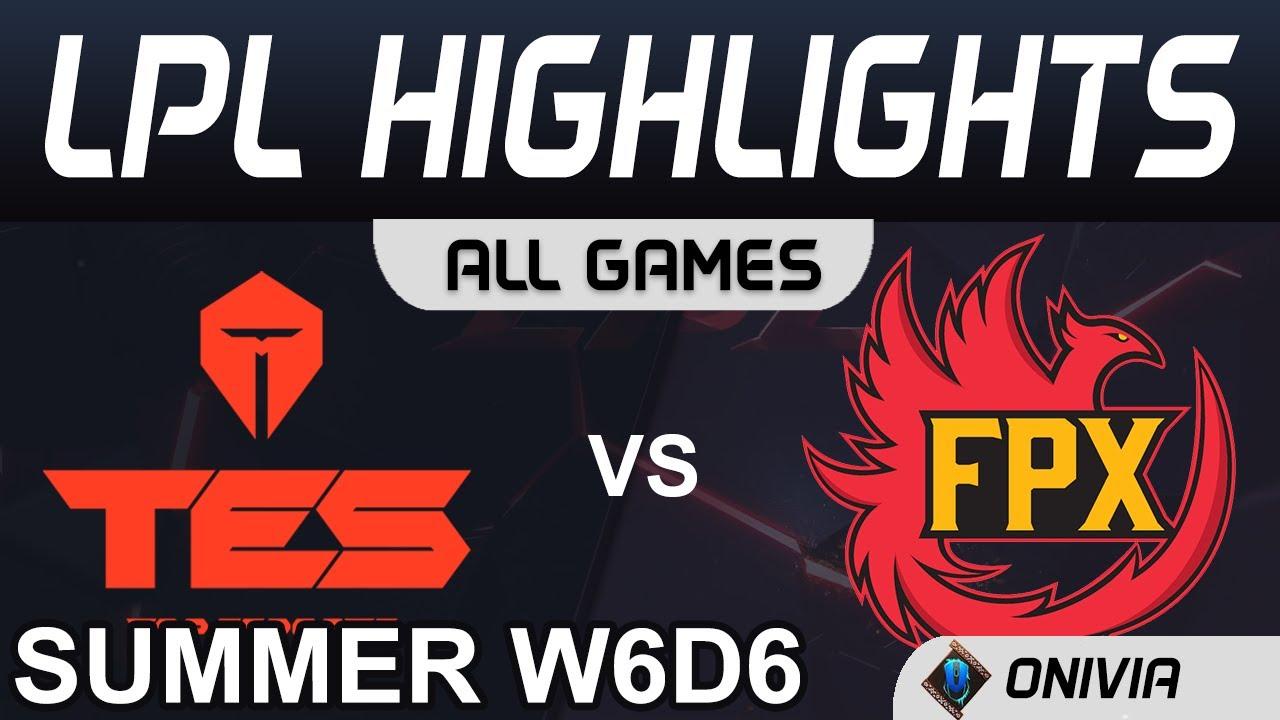 TES vs FPX Highlights ALL GAMES LPL Summer Season 2020 W6D6 Top Esports vs FunPlus Phoenix by Onivia thumbnail