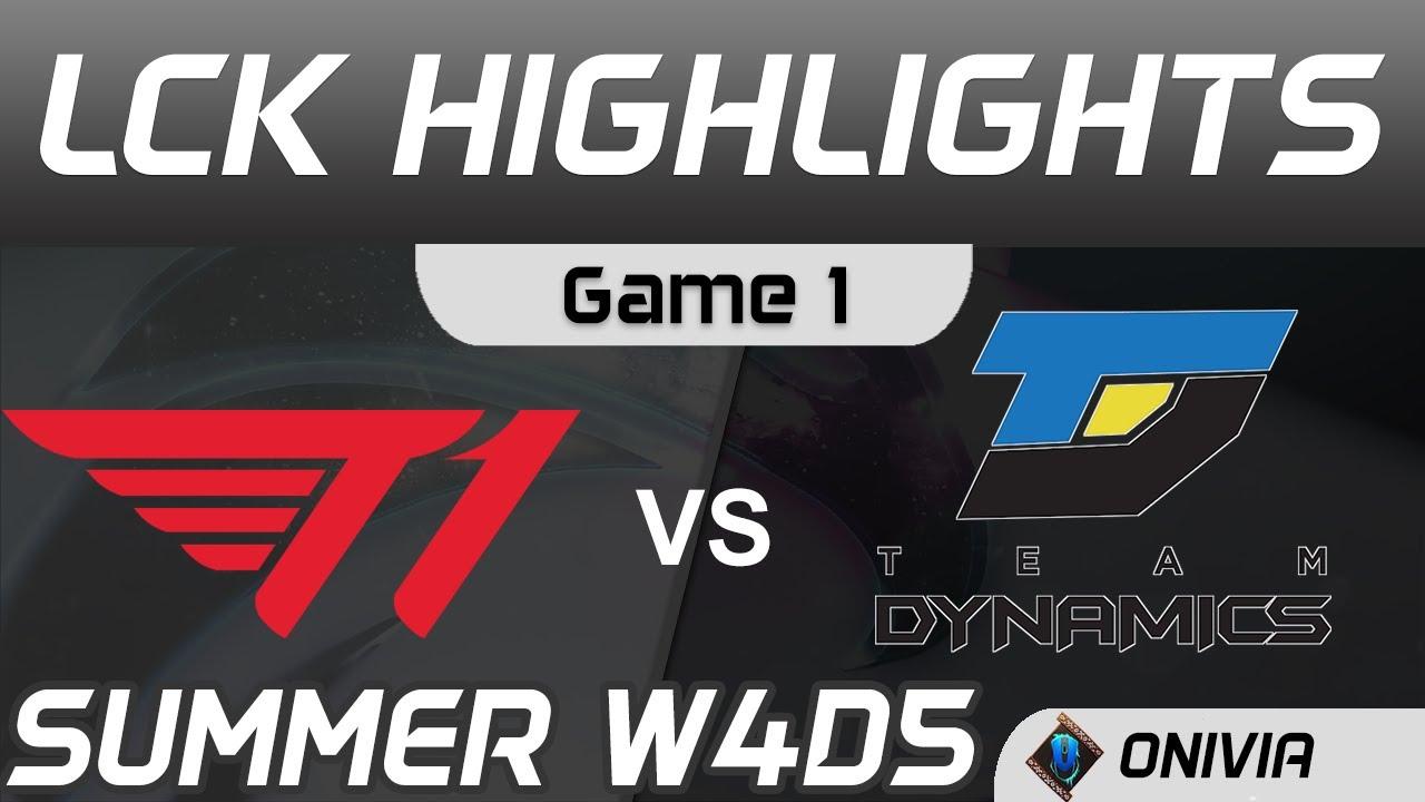 T1 vs DYN Highlights Game 1 LCK Summer Season 2020 W4D5 T1 vsTeam Dynamics by Onivia thumbnail