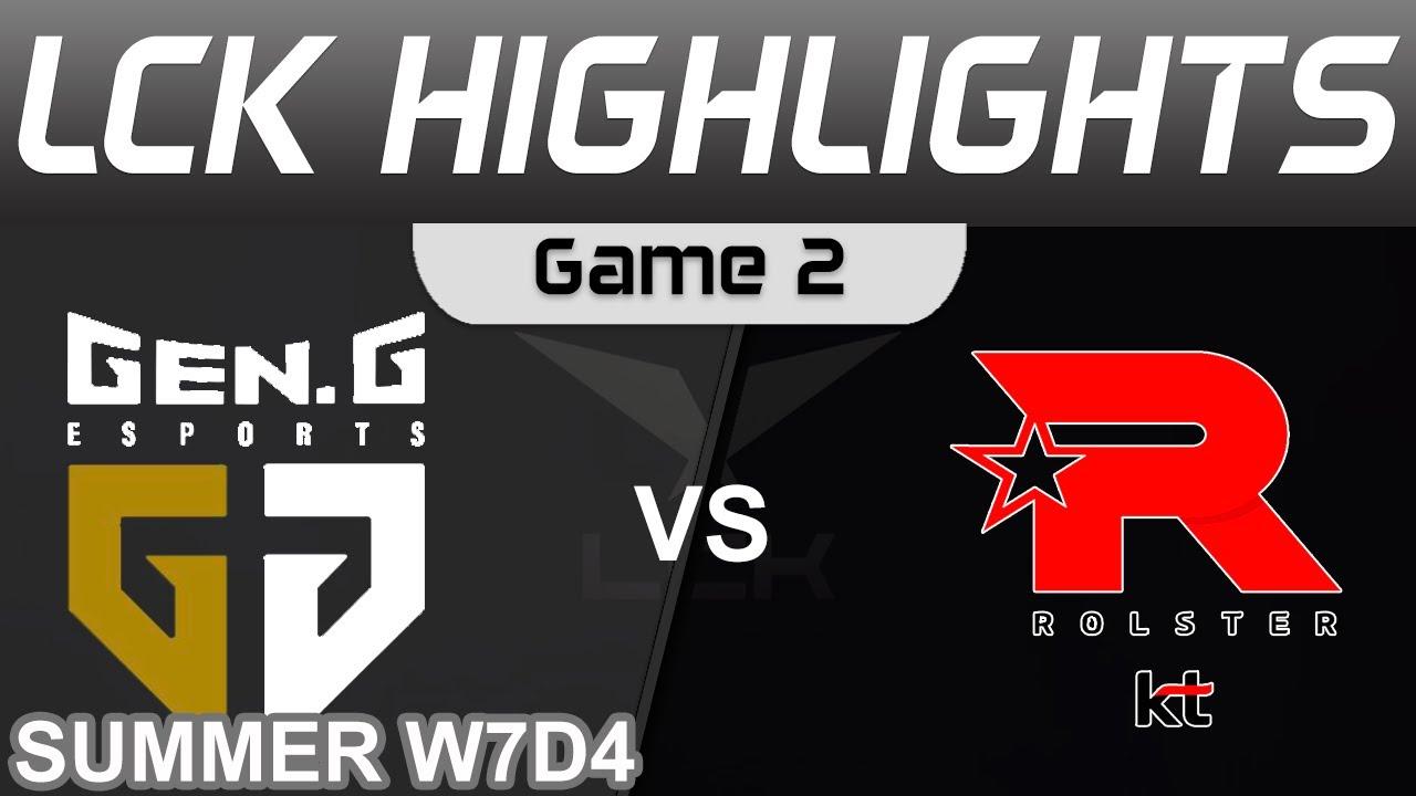 GEN vs KT Highlights Game 2 LCK Summer Season 2023 W7D4 Gen G vs KT Rolster by Onivia thumbnail