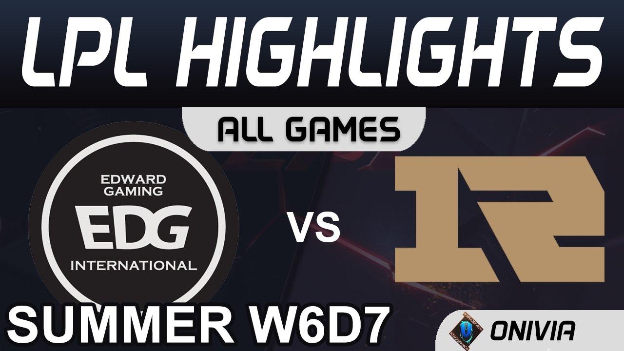 EDG vs RNG Highlights ALL GAMES LPL Summer Season 2020 W6D7 EDward Gaming vs Royal Never Give Up by thumbnail