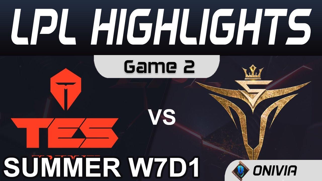 TES vs V5 Highlights Game 2 LPL Summer Season 2020 W7D1 Top Esports vs Victory Five by Onivia thumbnail