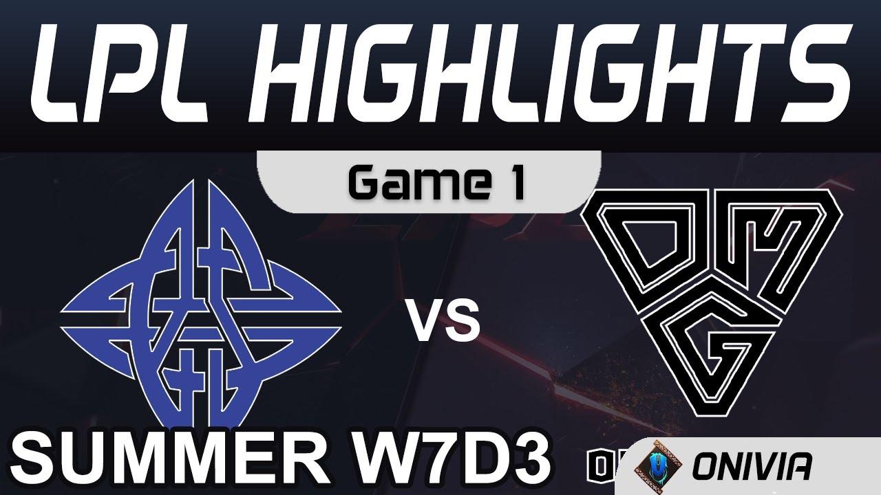 ES vs OMG Highlights Game 1 LPL Summer Season 2020 W7D3 eStars Gaming vs Oh My God by Onivia thumbnail