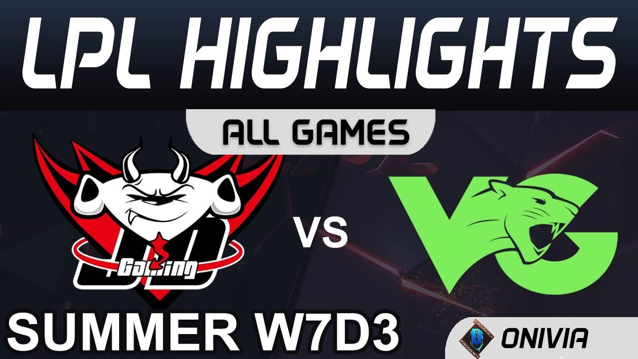 JDG vs VG Highlights ALL GAMES LPL Summer Season 2020 W7D3 JD Gaming vs Vici Gaming by Onivia thumbnail