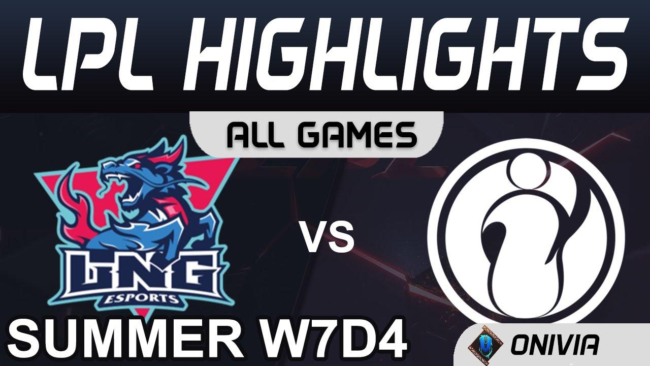 LNG vs IG Highlights ALL GAMES LPL Summer Season 2020 W7D4 LNG Esports vs Invictus Gaming by Onivia thumbnail