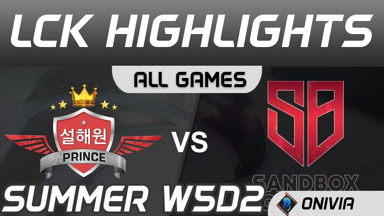 SP vs SB Highlights ALL GAMES LCK Summer Season 2020 W5D2 SeolHaeOne Prince vs SANDBOX Gaming by Oni thumbnail