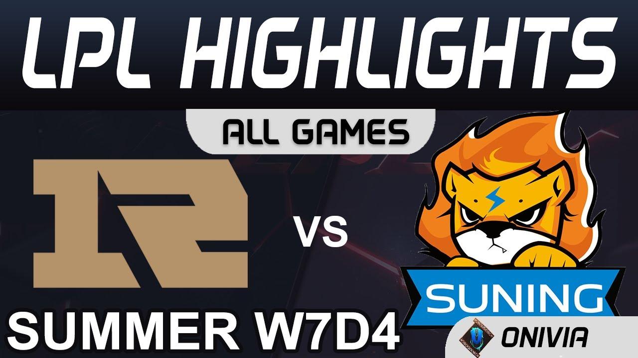 RNG vs SN Highlights ALL GAMES LPL Summer Season 2020 W7D4 Royal Never Give Up vs Suning by Onivia thumbnail