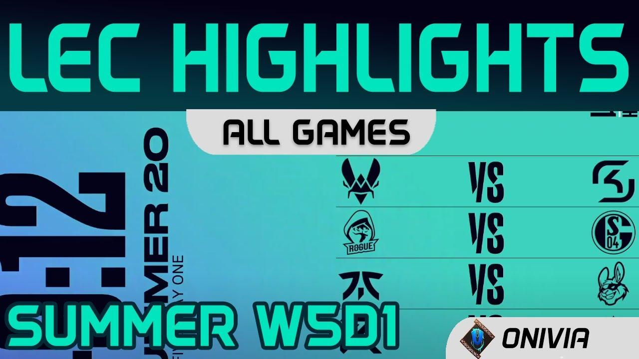 LEC Highlights Week5 Day1 LEC Summer 2020 All Games By Onivia thumbnail