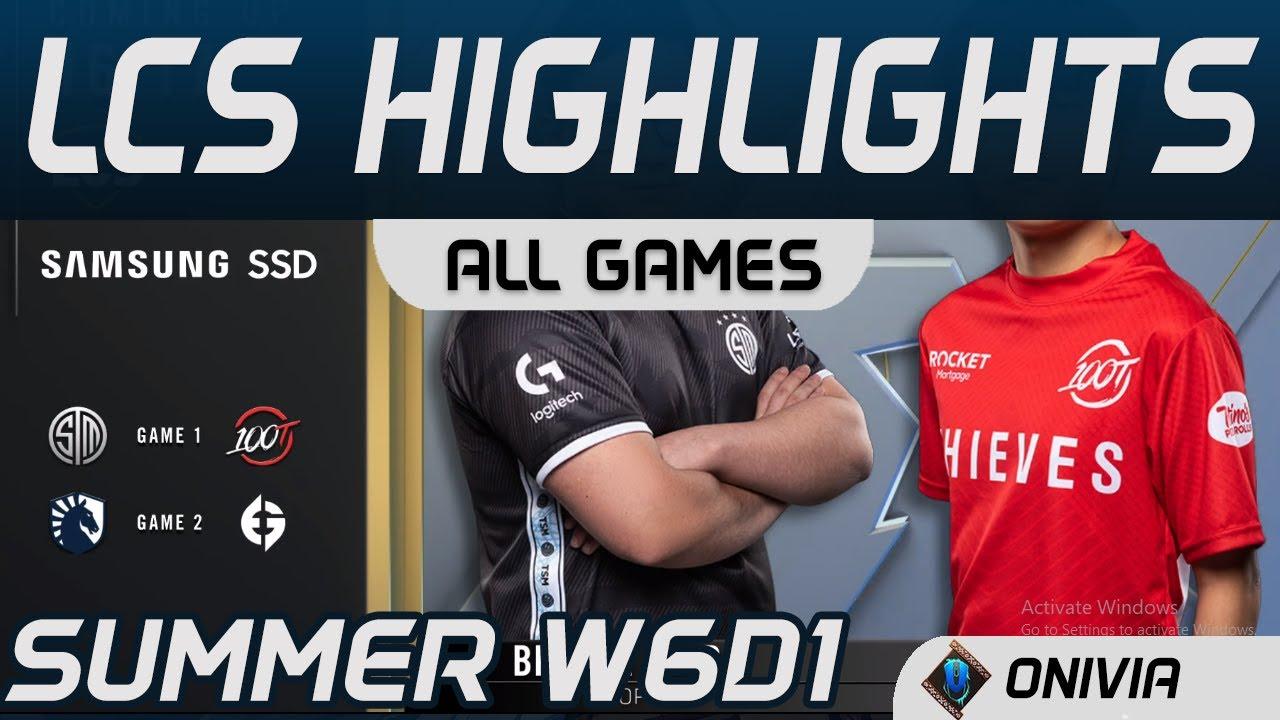 LCS Highlights Week6 Day1 LCS Summer 2020 All Games By Onivia thumbnail